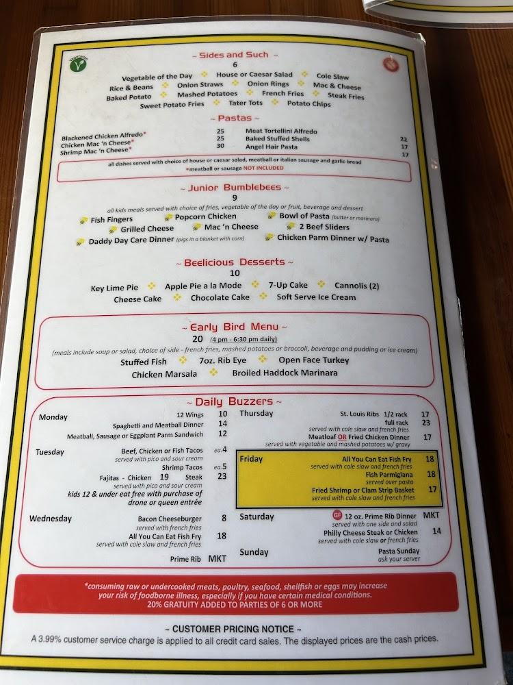 The Hive Waterfront Restaurant & Tiki Menu image 2